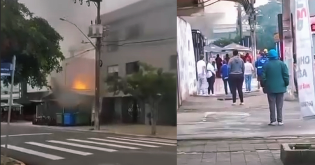 Incêndio atinge estabelecimento em Cordeiros