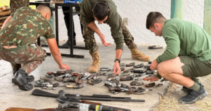 Polícia Federal destrói 70 armas de fogo em Santa Catarina